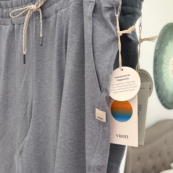 Vuori Pants - Vuori Slate Blue Drawstring Joggers